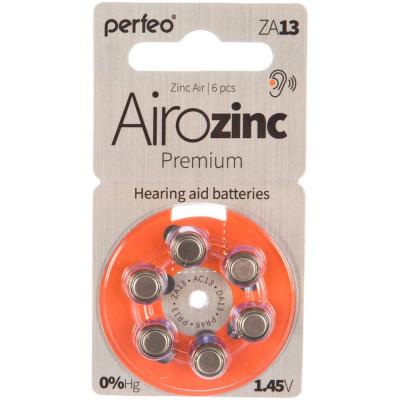 Батарейка для слуховых аппаратов Perfeo ZA13 30 010 661