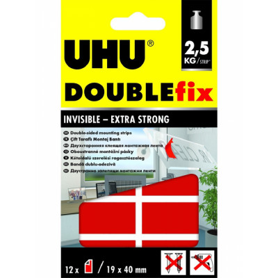 Двусторонние клеевые подушечки для стекла UHU DOUBLEfix 45515
