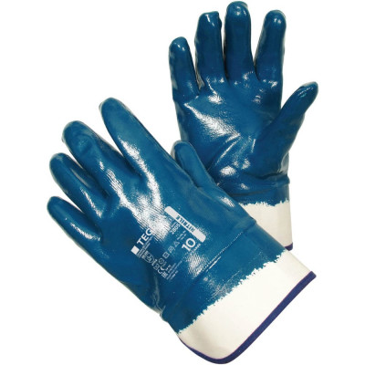 Маслобензостойкие нитриловые рабочие перчатки TEGERA 2805-10