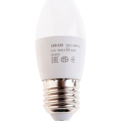Лампа IEK LLE-C35-5-230-30-E27