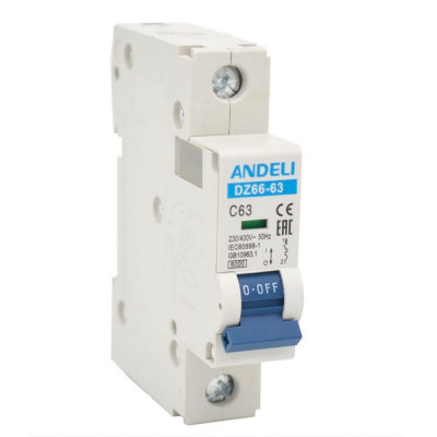 Автоматический выключатель ANDELI DZ66-63 ADL01-234