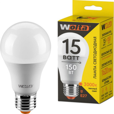 Светодиодная лампа Wolta 30Y60BL15E27