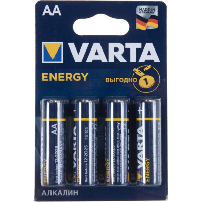 Батарейки Varta ENERGY 4106213414