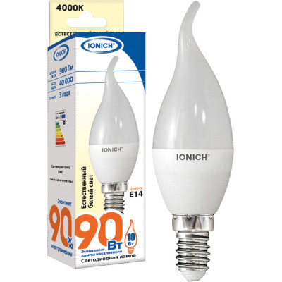 Лампа IONICH ILED-SMD2835-CW37-10-900-230-4-E14 1553