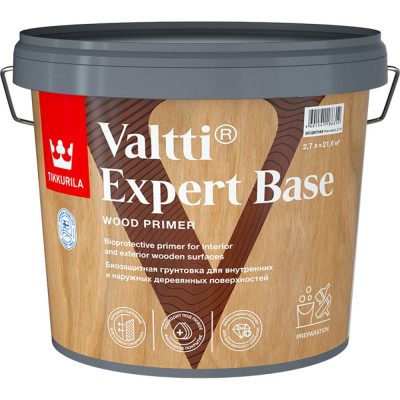 Высокоэффективная биозащитная грунтовка Tikkurila VALTTI EXPERT BASE 700009579