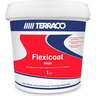 Гидроизоляционное покрытие TERRACO Флексикоат Maxi 6651012