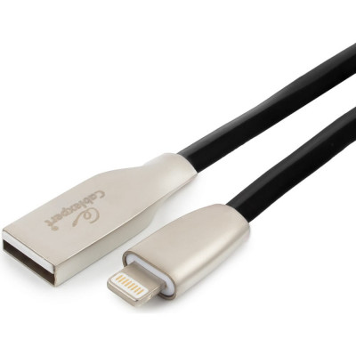 Cablexpert кабель для apple cc-g-apusb01bk-3m am/lightning серия gold длина 3м черный блистер