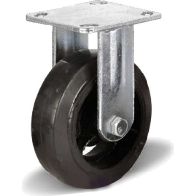 Большегрузное обрезиненное неповоротное колесо MFK-TORG FCD80 1081200