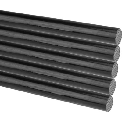 Клеевые стержни REXANT 1 кг; 7.4 мм; 200 мм черные 09-1104-1