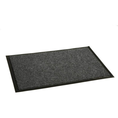 Ребристый влаговпитывающий коврик In'Loran 50x80 см. серый 10-584