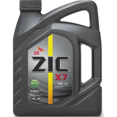 Синтетическое масло для коммерческих авто zic E7, X7 10w40 Diesel CI-4/SL 172607