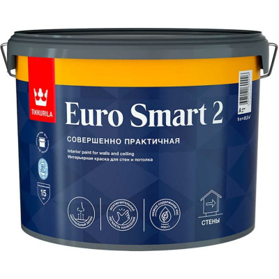 Интерьерная краска для стен и потолка Tikkurila EURO SMART 2 700001104