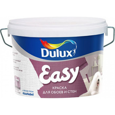 Водоэмульсионная краска для всех типов обоев Dulux EASY BW 5183564