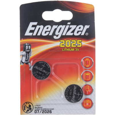 Батарейки Energizer Miniatures Lithium CR2025 7638900248333