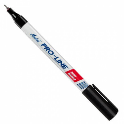 Промышленный маркер-краска Markal с тонким наконечником 0,8 мм, чёрный 96890