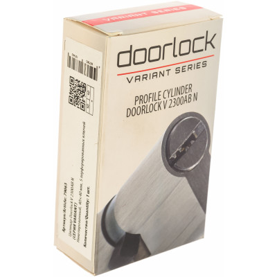 Никелированный цилиндровый механизм Doorlock V 2300AB N Variant 79063