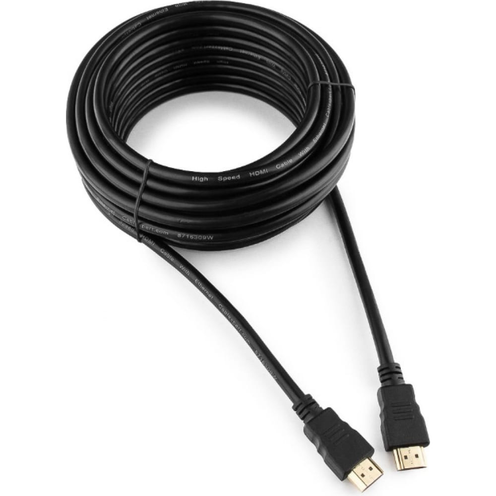 CABLEXPERT CC-HDMI4-10M — Cablexpert Кабель HDMI 10м v20 19M/19M черный  позол.разъемы экран пакет CC-HDMI4-10M - ЮниМаг.РФ