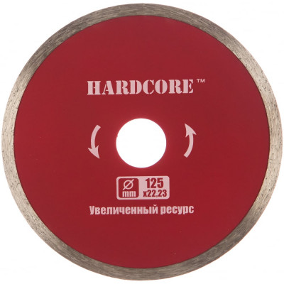 Отрезной алмазный диск по керамике Hardcore 183125