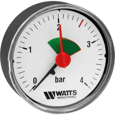 Аксиальный манометр Watts F+R101 10008089