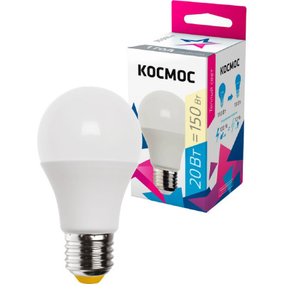 Лампа светодиодная КОСМОС Basic LkecLED20wA60E2730