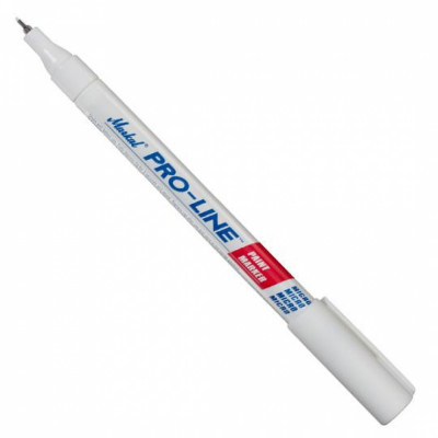 Промышленный маркер-краска Markal с тонким наконечником 0,8 мм, белый 96888