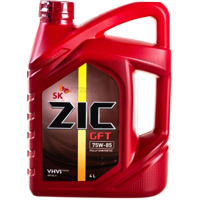 Синтетическое масло для механических трансмиссий zic GFT 75w85 GL-4 162624