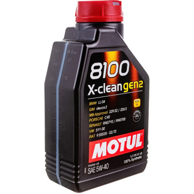 Синтетическое масло MOTUL 8100 X-clean GEN2 5W40 109761