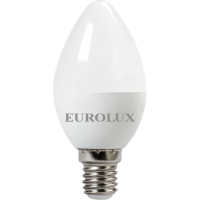 Светодиодная лампа Eurolux LL-E-C37-7W-230-2,7K-E14 76/2/7