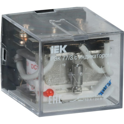 Реле IEK РЭК77/3 LY3 RRP10-3-10-024D-LED