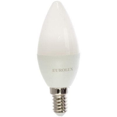 Лампа светодиодная Eurolux LL-E-C37-5W-230-4K-E14 76/2/3