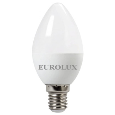 Светодиодная лампа Eurolux LL-E-C37-7W-230-4K-E14 76/2/8