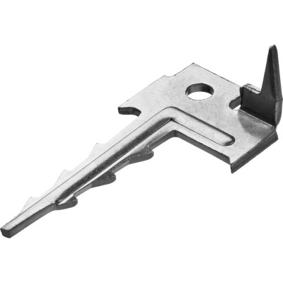 Крепеж-ключ с шипом для террасной доски ЗУБР 60 х 30 мм 30705