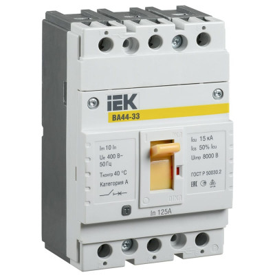 Автоматический выключатель IEK ВА44 33 SVA4410-3-0125