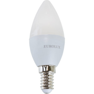 Светодиодная лампа Eurolux LL-E-C37-5W-230-2,7K-E14 76/2/1