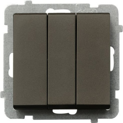 Трехклавишный выключатель Ospel Sonata LP-13R/m/40