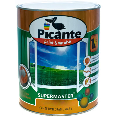 Глянцевая эмаль Picante SUPERMASTER 10390-0018.GL