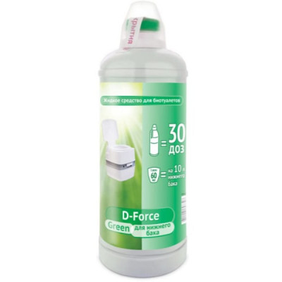Жидкое средство для биотуалетов Ваше Хозяйство D-Force Green 4620015698328