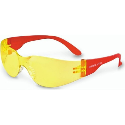 Защитные открытые очки РОСОМЗ О15 HAMMER ACTIVЕ АЛМАЗ 115557-5