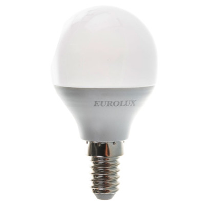 Светодиодная лампа Eurolux LL-E-G45-7W-230-4K-E14 76/2/6