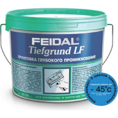Проникающая грунтовка для гипсокартона Feidal Tiefgrund LF 20013