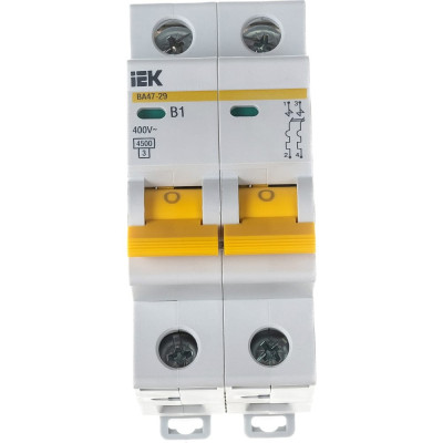 Автоматический выключатель IEK ВА47-29 MVA20-2-001-B