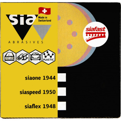 Круг шлифовальный Sia Abrasives siaspeed 1950 ss50-125-8-060