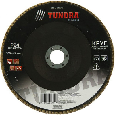 Торцевой конический лепестковый круг TUNDRA 2603092