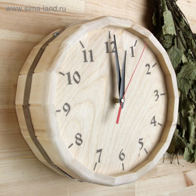 Банные классические часы-бочонок Добропаровъ 1544670