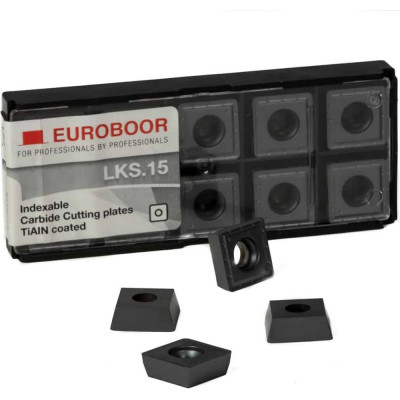 Комплект сменных режущих пластин для фаскоснимателей B60 и B60S EUROBOOR LKS.15