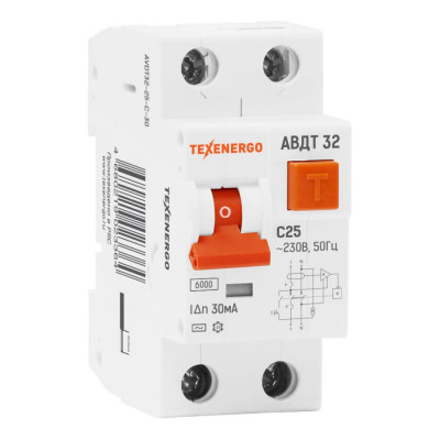 Автоматический выключатель Texenergo АВДТ 32 AVDT32-25-C-30