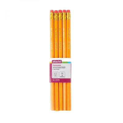 Чернографитный карандаш Attache 133408
