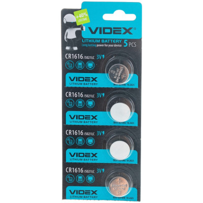 Литиевый элемент питания Videx VID-CR1616
