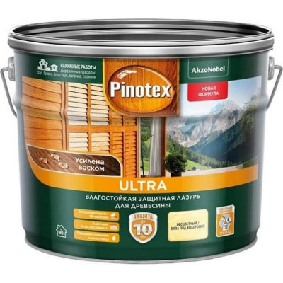 Влагостойкая защитная лазурь для защиты древесины до 10 лет Pinotex 5353775