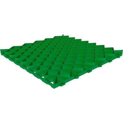 Пластиковая газонная решетка Gidrolica 600х600х40 мм - зеленая 605